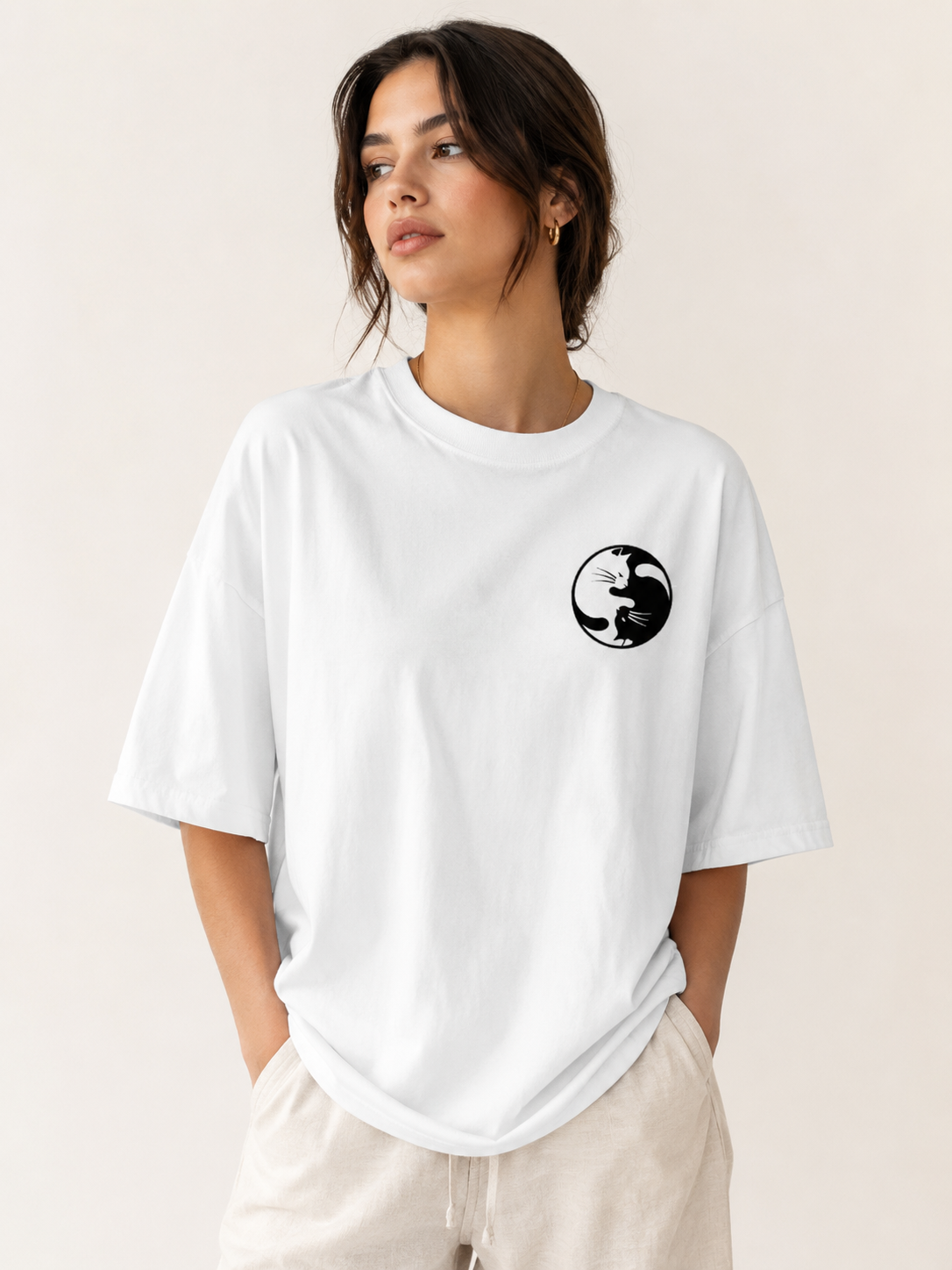 Handle it Tee white